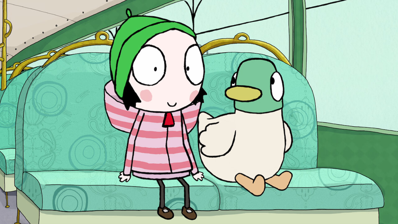 sarah and duck stuffed duck