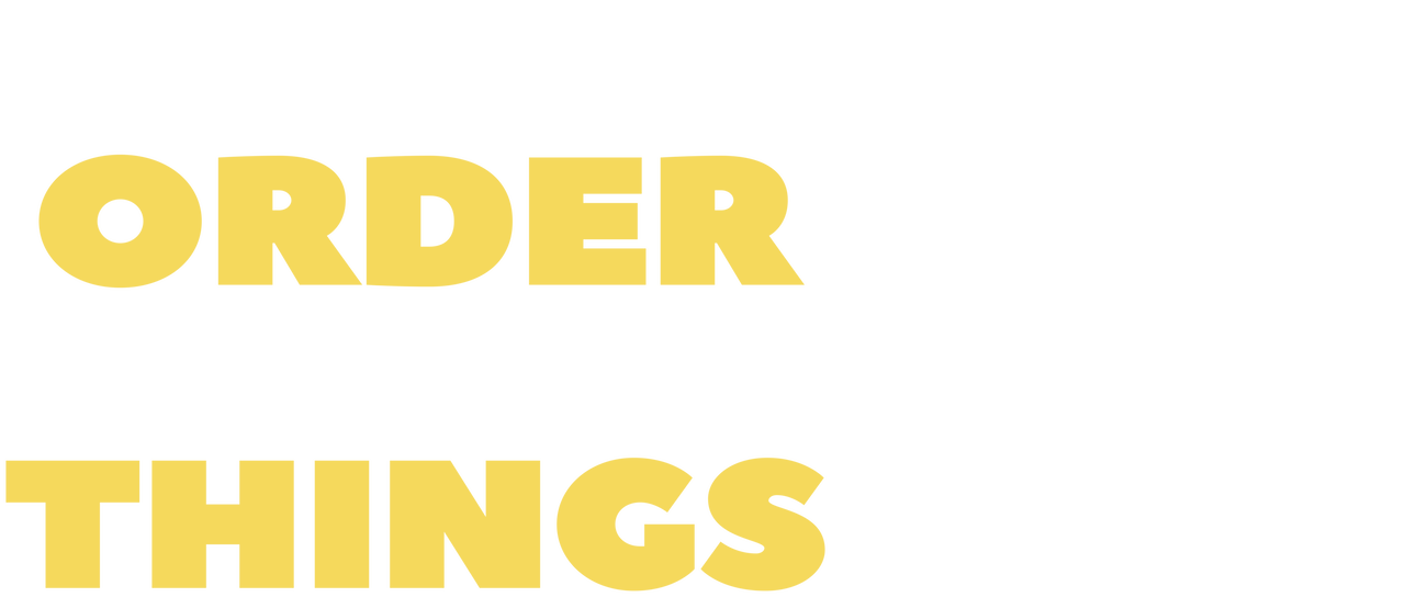 Watch the order of things netflix